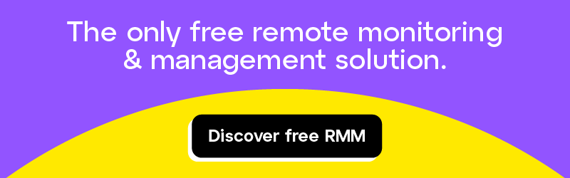 GoTo Resolve – die einzige kostenlose Lösung zur Fernverwaltung und -überwachung Mehr Info zur kostenlosen RMM