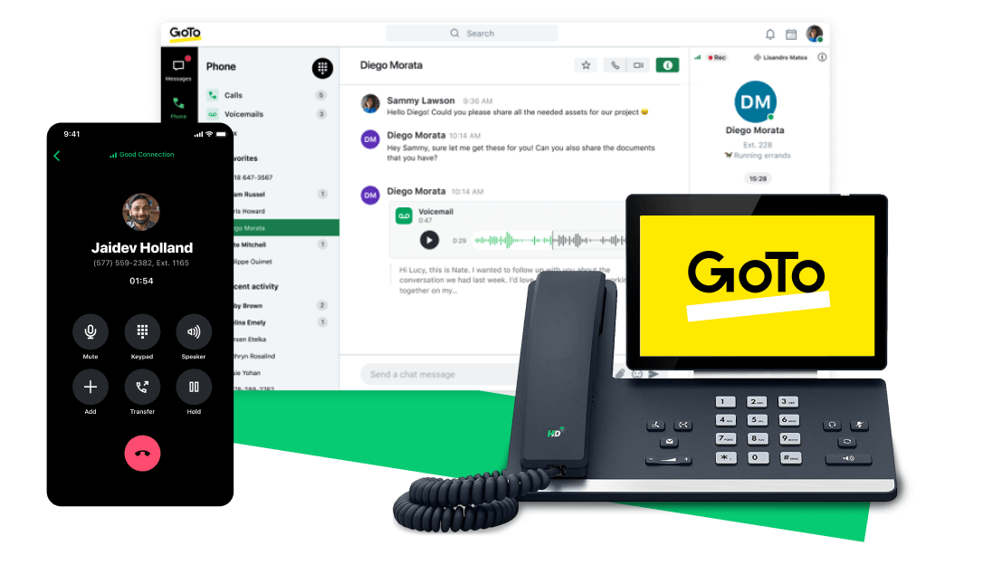 Con más de 4,5 estrellas en todos los sitios de reseñas independientes más importantes (como G2, Consumer Affairs, Capterra y GetVOIP), GoTo Connect es el software VoIP en la nube más recomendado del sector.
