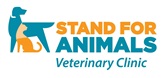 Stand for Animals Veterinary Clinic logo.